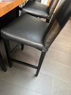 Ikea Bergmund stoelen zwart leer, Ophalen, Leer