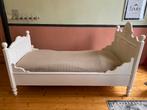 Handgemaakt bed van het merk Opsetims, Huis en Inrichting, Slaapkamer | Bedden, Ophalen, 90 cm, Eenpersoons, Wit
