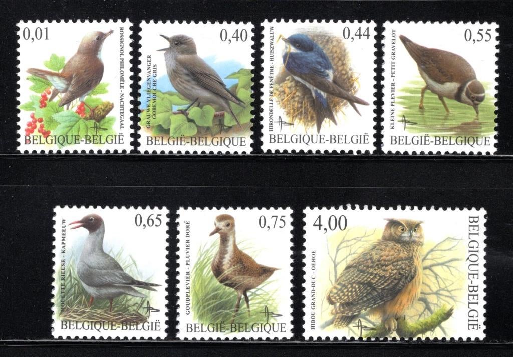 3264/3270 MNH 2004 - Vogels., Ophalen of Verzenden, Postfris, Postfris