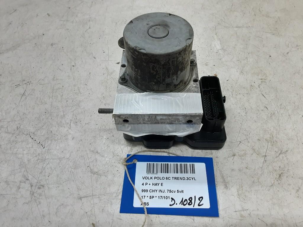 BLOC ABS (FREINS ANTI-BLOCAGE) Polo VI (AW1) (6C0907379R), Volkswagen, Mevr. I. Hauben, Utilisé, Rue de l'Espoir 34 34
4030  GRIVEGNÉE, BE