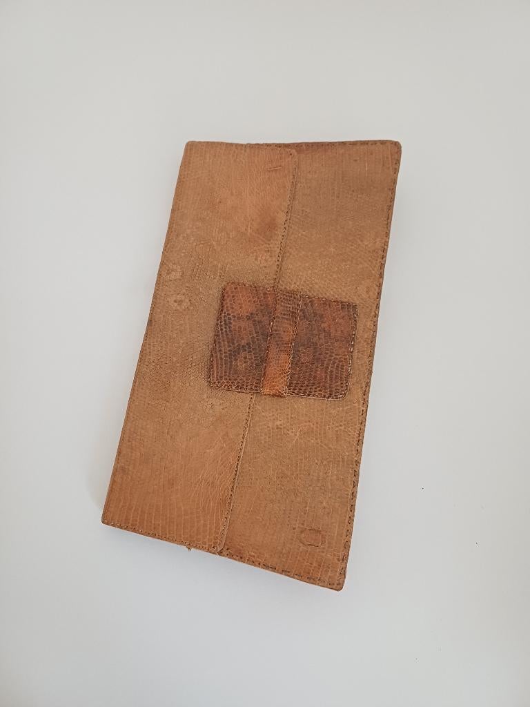 Handtas/clutch slangenleer, Ophalen of Verzenden, Gebruikt, Overige kleuren, Avondtasje