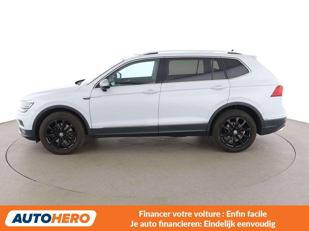 Volkswagen Tiguan Allspace 2.0 TDI Highline 4Motion, Auto's, Automaat, 239 pk, Zwart, Leder