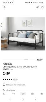 Lit. Peut également servir de divan, Enlèvement, Noir