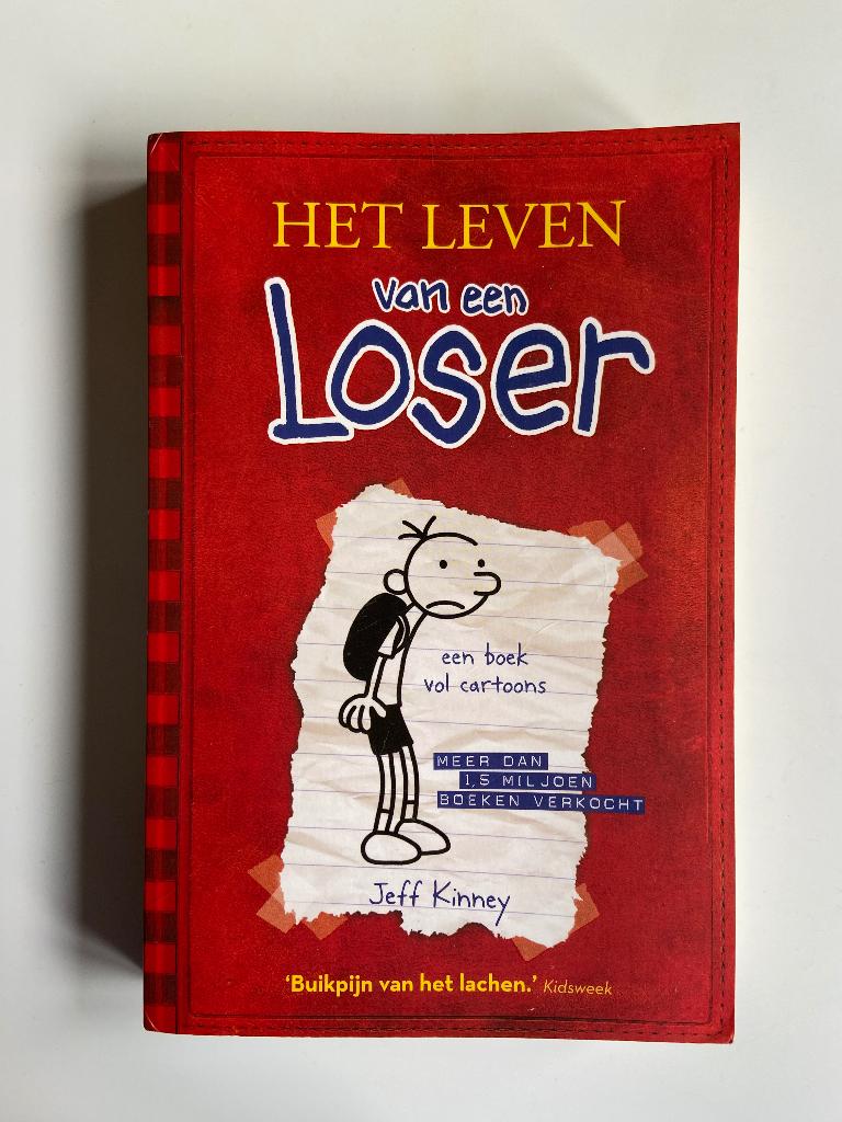 Het leven van een loser (deel 1): Jeff Kinney, Boeken, Gelezen, Jeff Kinney, Ophalen of Verzenden, Fictie