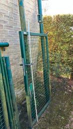Bekaert poort met palen, Jardin & Terrasse, Clôtures de jardin, Enlèvement, Comme neuf