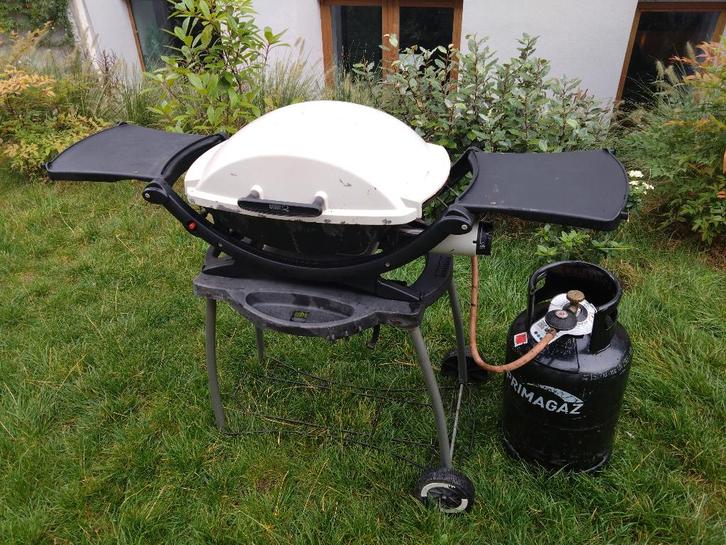 Barbecue Weber Q200 à Gaz – Prêt à Griller !, Jardin & Terrasse, Barbecues à gaz, Utilisé, Enlèvement