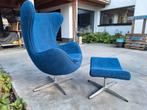 Egg Chair met voetenbank – in de stijl van Arne Jacobsen, Enlèvement ou Envoi