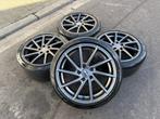 Vossen look 18inch 5x112 velgen met banden, Auto-onderdelen, Ophalen, 18 inch, Banden en Velgen
