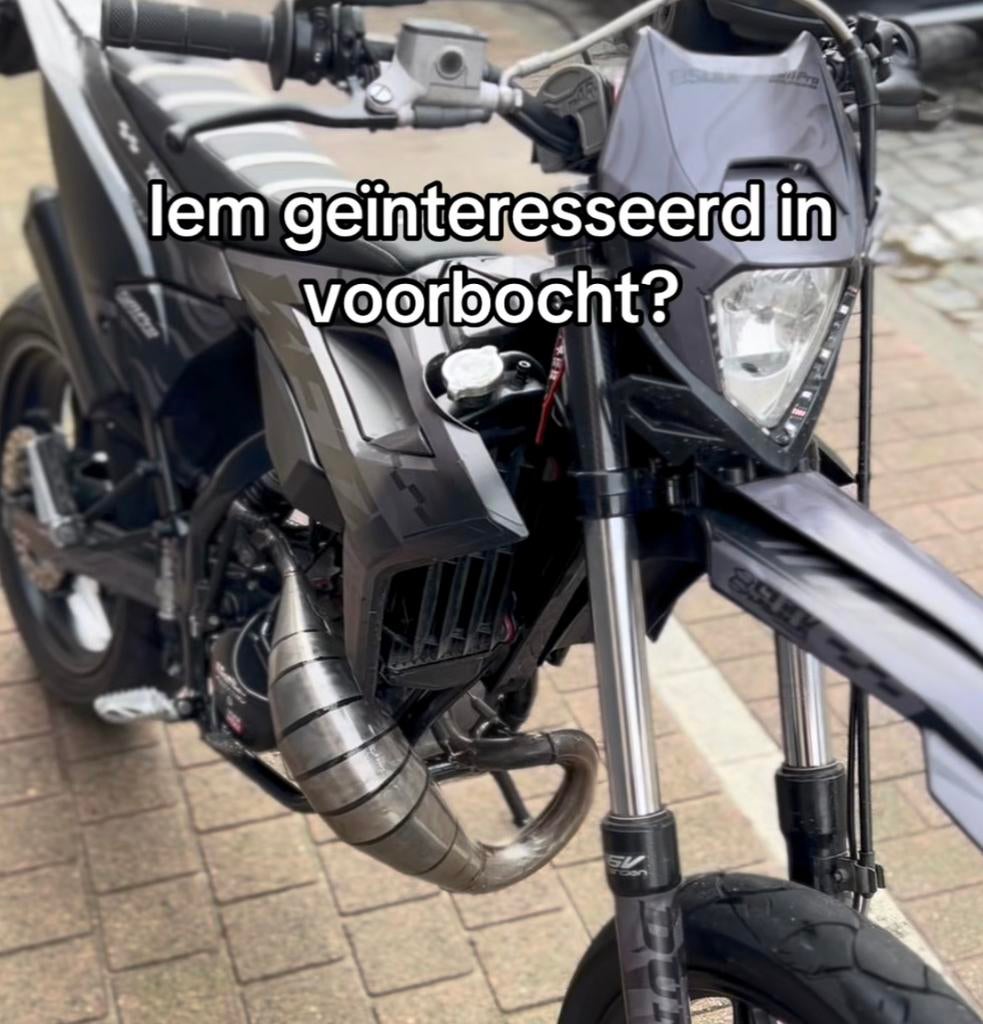 Leovince 50/70 voorbocht beta rr 50, Ophalen, Gebruikt, Overige merken