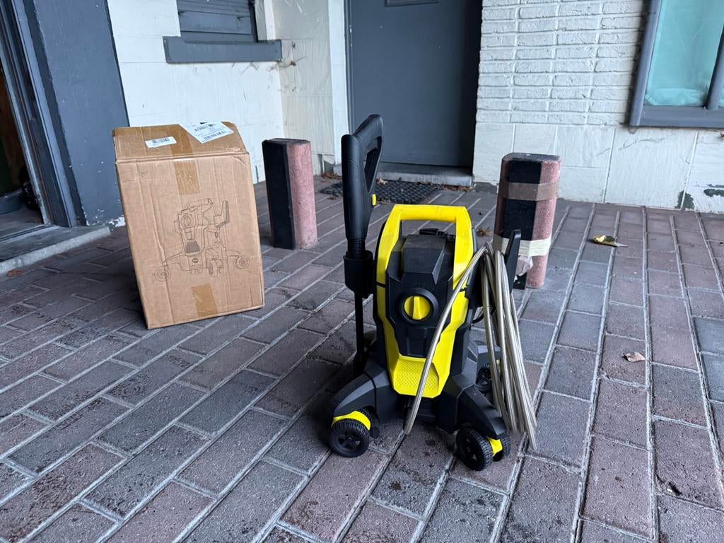 Hogedrukreiniger 135 bar nieuw, Jardin & Terrasse, Nettoyeurs haute pression, Enlèvement, Neuf, Électrique, Avec arrêt et démarrage automatiques