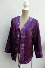 Veste d'intérieur en satin mauve T42, Vêtements | Femmes, Homewear, Enlèvement ou Envoi, Nuit secrète, Violet, Taille 42/44 (L)