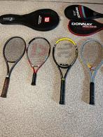 4 Tennisrackets + tassen, Sport en Fitness, Tennis, Ophalen, Gebruikt, Racket, Overige merken