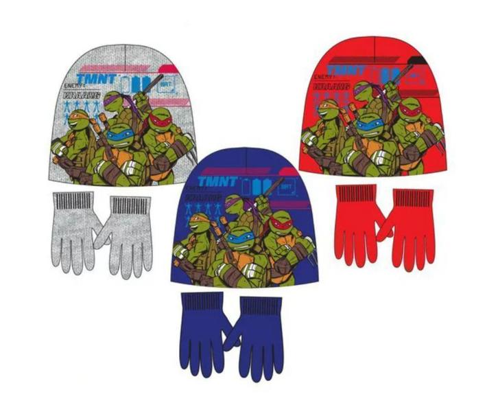 Ninja Turtles Winterset - Handschoenen en Muts, Kinderen en Baby's, Kinderkleding | Mutsen, Sjaals en Handschoenen, Nieuw, Setje