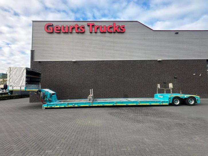 Nooteboom EURO-38-02 DIEPLADER/TIEFLADER/LOWLOADER, Auto's, Vrachtwagens, ABS, Aanhangers en Opleggers, Overige brandstoffen, Groen