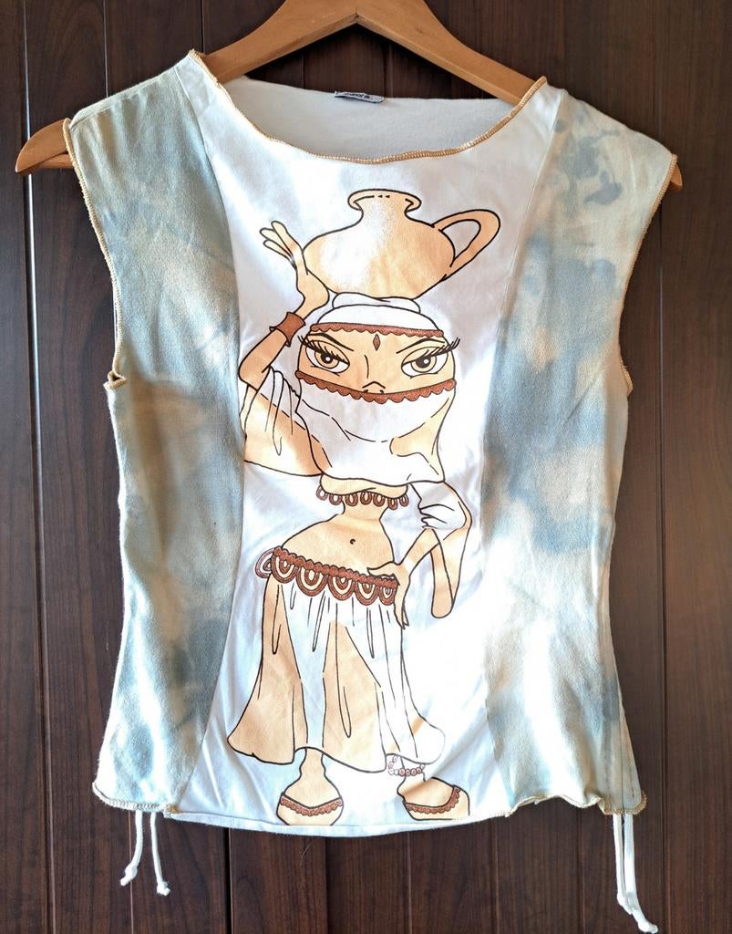 Leuk shirt van Onyx maat L, Kleding | Dames, Topjes, Wit, Maat 42/44 (L), Ophalen of Verzenden, Zo goed als nieuw