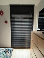 Zwarte lamellen, Ophalen, Zo goed als nieuw, Zwart, Aluminium