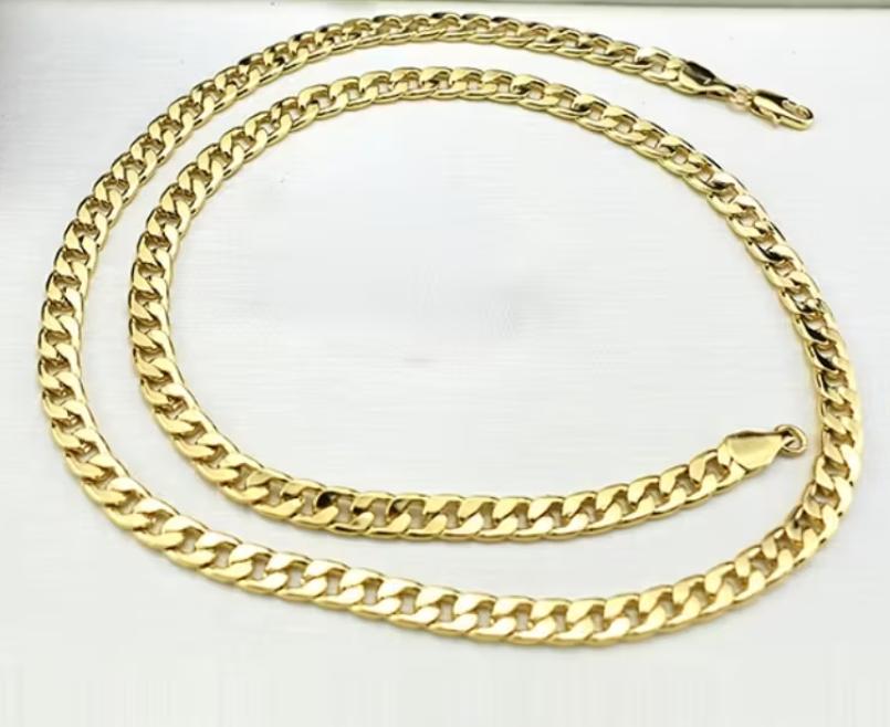 collier plaqué or neuf, Bijoux, Sacs & Beauté, Colliers, Enlèvement ou Envoi, Neuf, Or, Or