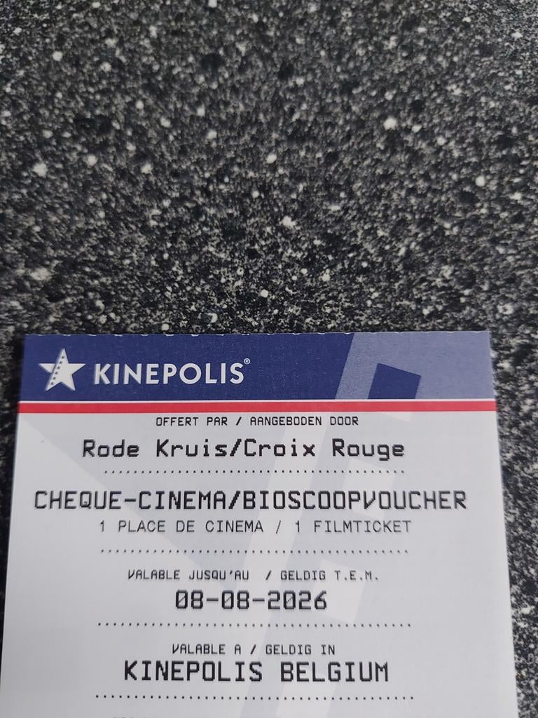 Tickets kinepolis te koop., Informatique & Logiciels, Systèmes d'exploitation, Enlèvement
