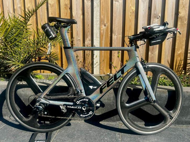 FELT Carbon Tijdrit/Triatlon/Racefiets - Maat L - Dura Ace, Fietsen en Brommers, Fietsen | Racefietsen, Zo goed als nieuw, Heren