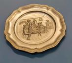 Tinnen bord 22cm diameter, Ophalen of Verzenden