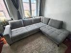 Grijze L-zetel., Maison & Meubles, Canapés | Coins salons complets, Enlèvement, Tissus
