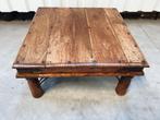 Massieve koloniale salontafel. Het kan geleverd worden., Enlèvement, Utilisé, Carré