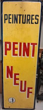 Panneau publicitaire émaillé, Enlèvement, Panneau publicitaire