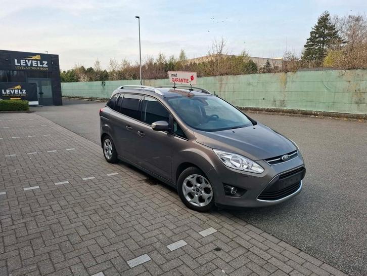 Ford Gran Cmax 103385 km 1.6 Benz, 7 places, barre de 12 mm, Autos, Ford, Entreprise, Achat, Grand C-Max, ABS, Airbags, Bluetooth