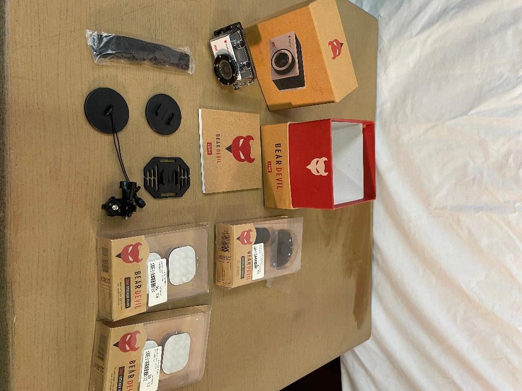 action camera BearDevil CUBE  (nieuwstaat), Audio, Tv en Foto, Actiecamera's, Ophalen