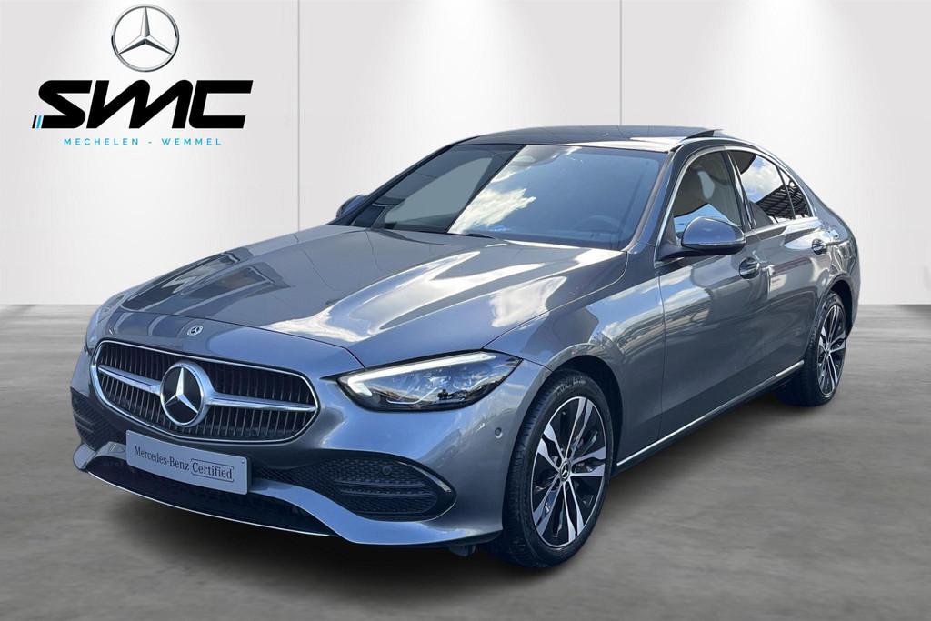 Mercedes-Benz C-klasse C 300 e Luxury Line, Auto's, Automaat, 4 deurs, Zwart, 4 cilinders
