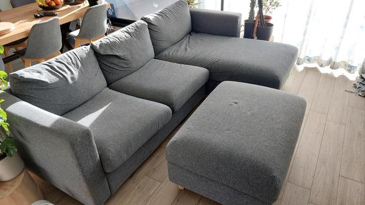 IKEA zetel (Vimle), Huis en Inrichting, Zetels | Zetels en Chaises Longues, Gebruikt, Driepersoons, 250 tot 300 cm, 125 tot 150 cm