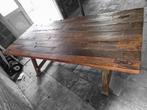 Oude industriële boerentafel eettafel, Ophalen