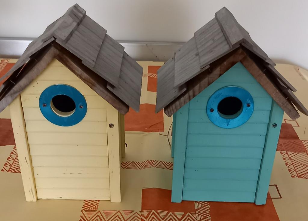 Relaxdays nestkastje voor mezen hout invliegopening 27mm, Ophalen