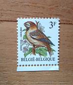 TIMBRE BELGIQUE GROS BEC APPEL VINK BRUANT DES ROSEAUX, Autre, Enlèvement ou Envoi, Non oblitéré, Timbre-poste