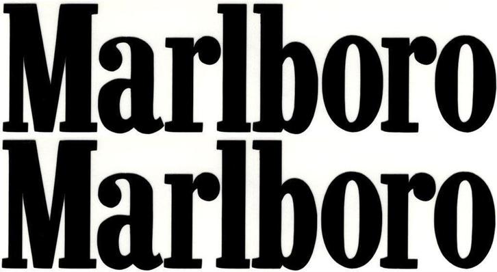 Marlboro sticker set #4, Motoren, Accessoires | Stickers, Verzenden