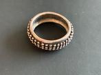 Ambachtelijke zilveren ring 925 – maat 20 – uniek design, Handtassen en Accessoires, Ringen, Ophalen, Zo goed als nieuw, Zilver