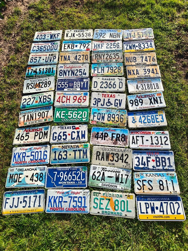 Plaques d'immatriculation américaines, Divers, Divers Autre, Utilisé, Enlèvement ou Envoi