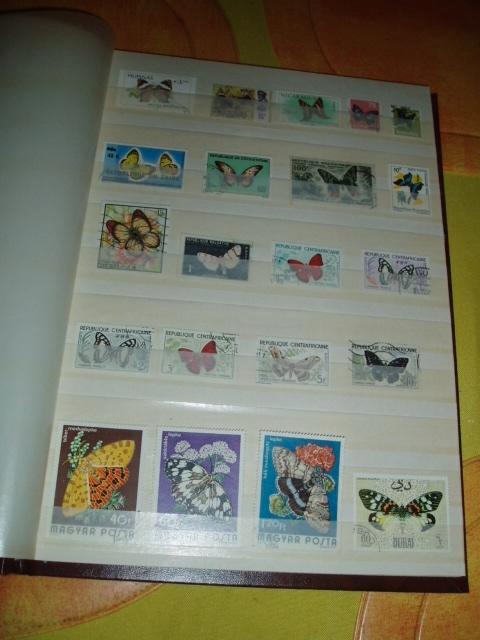 Collection timbres papillon, album, lot, Timbres & Monnaies, Timbres | Timbres thématiques, Enlèvement