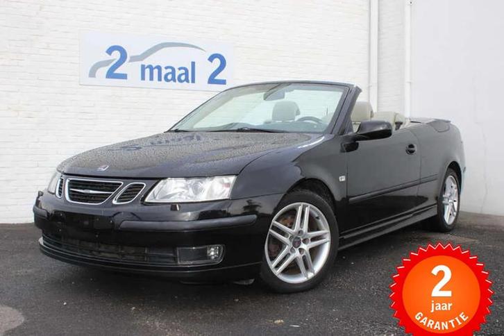 Saab 9-3 Cabriolet 1.9 TDi Airco/Cruise 2 JAAR garantie!, Autos, Saab, Entreprise, Achat, Saab 9-3, ABS, Airbags, Air conditionné