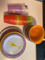 Plastic bekers, borden en kommetjes, Ophalen, Gebruikt