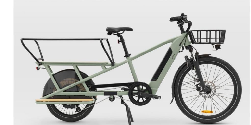 Longtail fiets decathlon, Ophalen