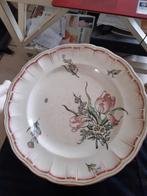 Lot : 2 assiettes 19e - faïence Lunéville Keller & Guérin, Enlèvement ou Envoi