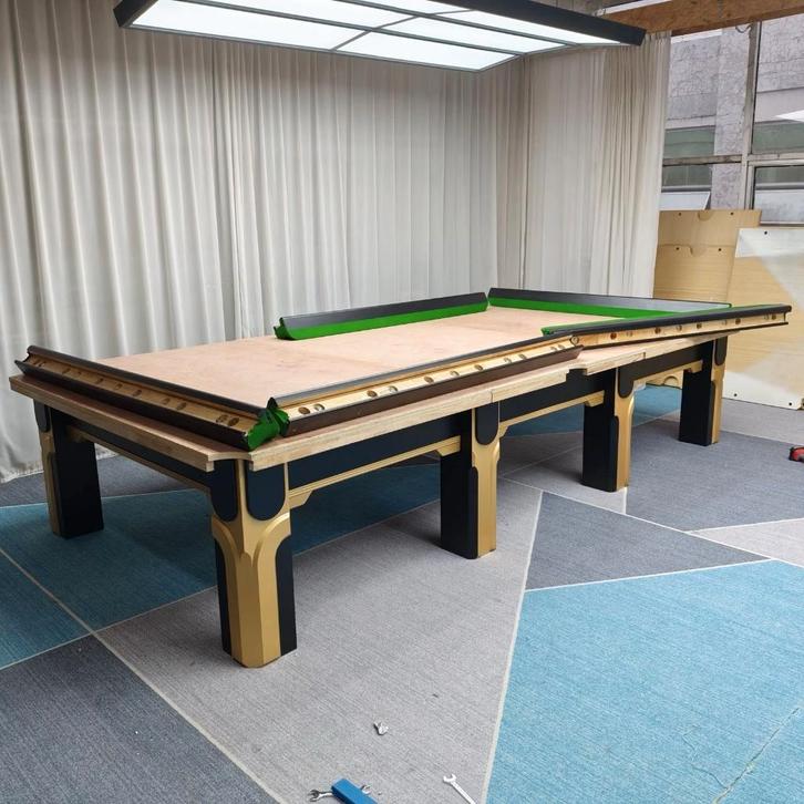 Nouvelle table de billard de 12pieds avec plateau en ardoise, Sports & Fitness, Billards & Billards américains, Neuf, Table de snooker