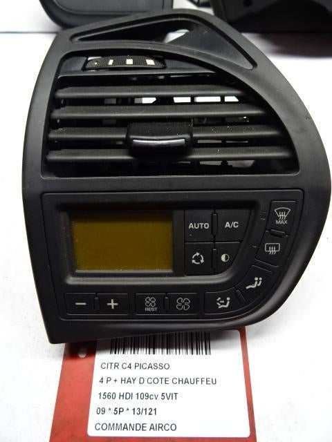 PANNEAU DE COMMANDE CLIMATISATION C4 Picasso (UD / UE / UF), Autos : Pièces & Accessoires, Tableau de bord & Interrupteurs, Citroën