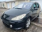 Peugeot 307 1.6 benzine OXYGO 123.000km met 7 zitplaatsen, Auto's, Peugeot, Stof, Zwart, 1600 cc, 178 g/km