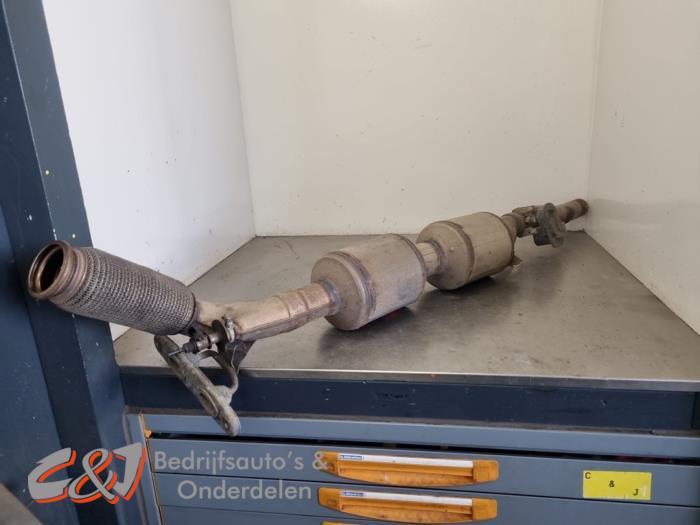 Tube avant + catalyseur d'un Volkswagen Caddy, Volkswagen, -, 3 mois de garantie, Utilisé