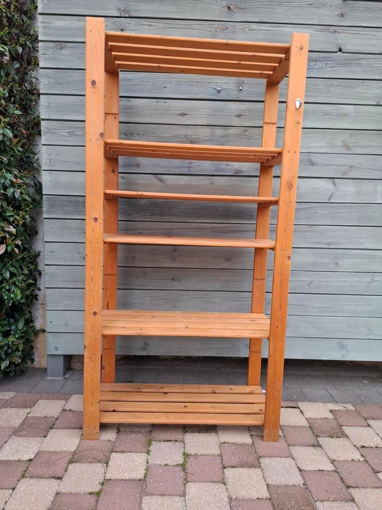 Houten rek, Ophalen