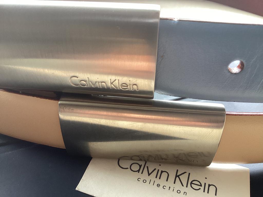 Calvin Klein lederen dames riem (2), Ophalen of Verzenden, Zo goed als nieuw
