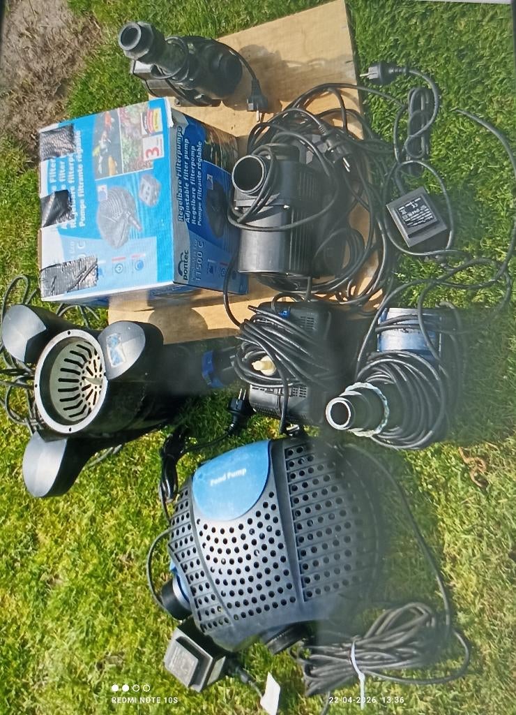 vijverpompen, Ophalen, Gebruikt, Vijverpomp