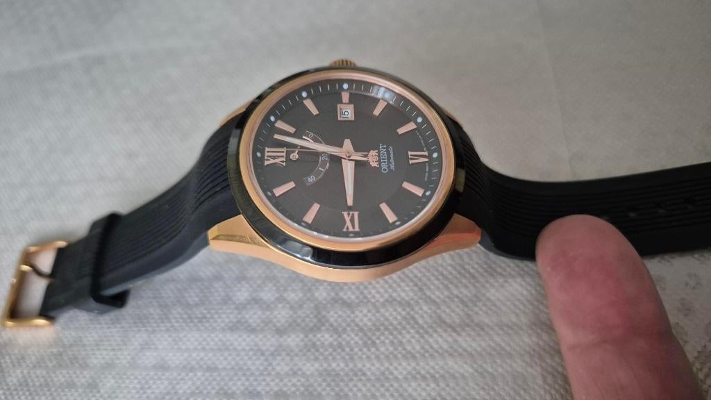 Nieuwe Horloge "Orient" automatic -bronzen materiaal lichaam, Bijoux, Sacs & Beauté, Montres | Hommes, Autres marques, Enlèvement